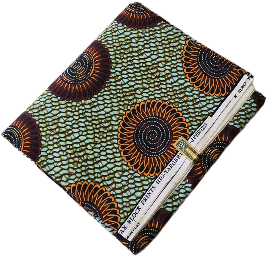Special African Wax Print 6 Yards Piece – Polycotton - Image 11