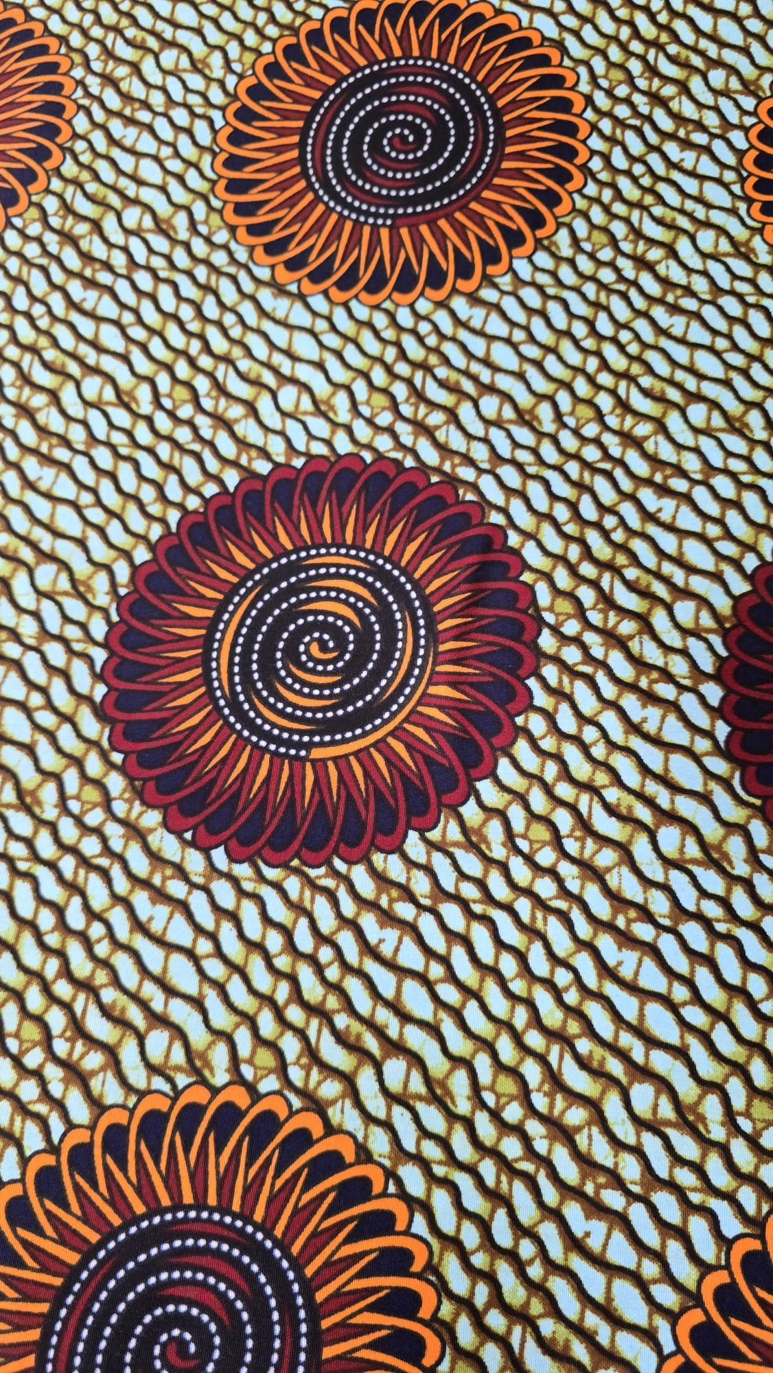 Special African Wax Print 6 Yards Piece – Polycotton - Image 10