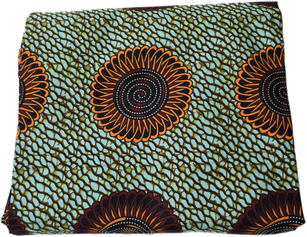 Special African Wax Print 6 Yards Piece – Polycotton - Image 7