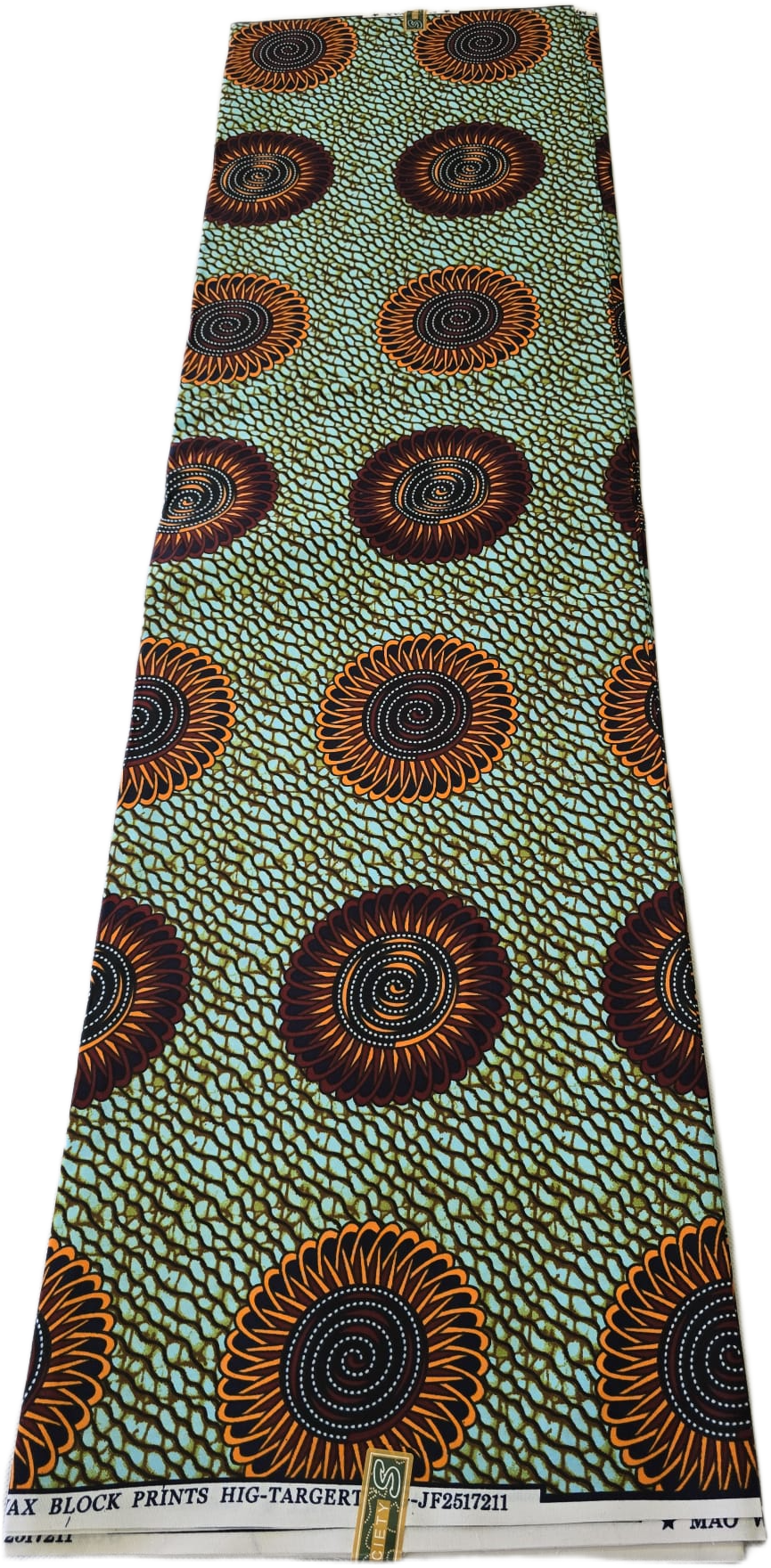 Special African Wax Print 6 Yards Piece – Polycotton - Image 6