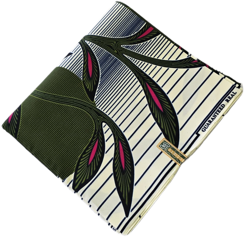 Special African Wax Print 6 Yards Piece – Polycotton - Image 7