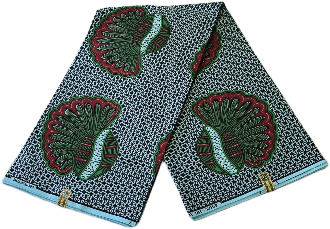 Special African Wax Print 6 Yards Piece – Polycotton - Image 2