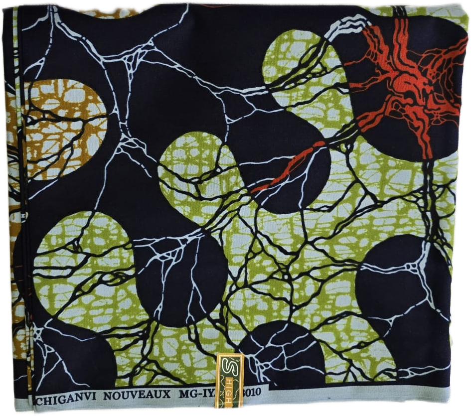 Special African Wax Print 6 Yards Piece – Polycotton - Image 3