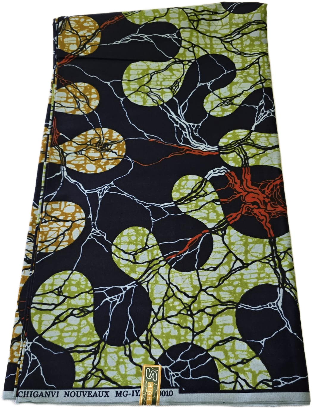 Special African Wax Print 6 Yards Piece – Polycotton - Image 6