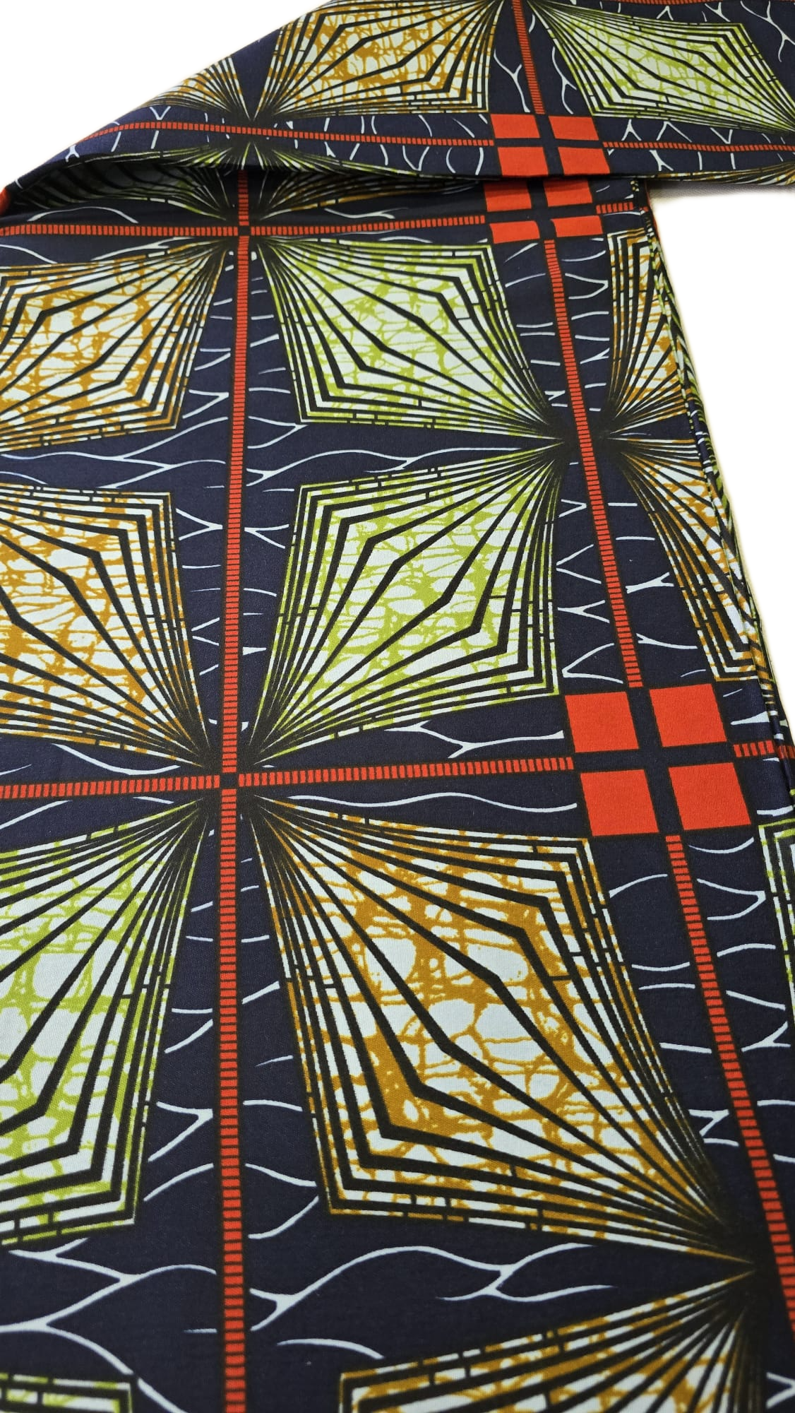 Special African Wax Print 6 Yards Piece – Polycotton - Image 3
