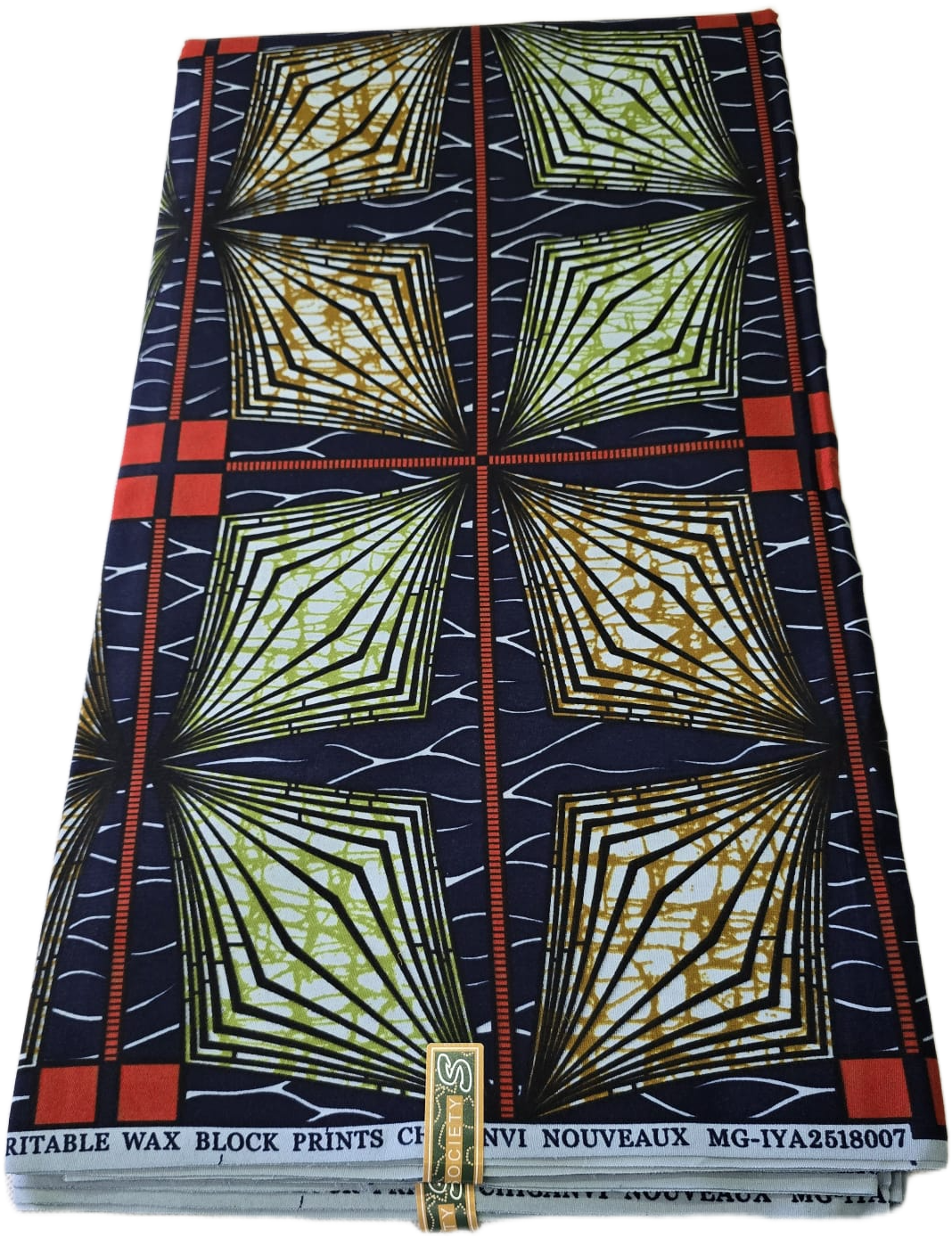 Special African Wax Print 6 Yards Piece – Polycotton - Image 14