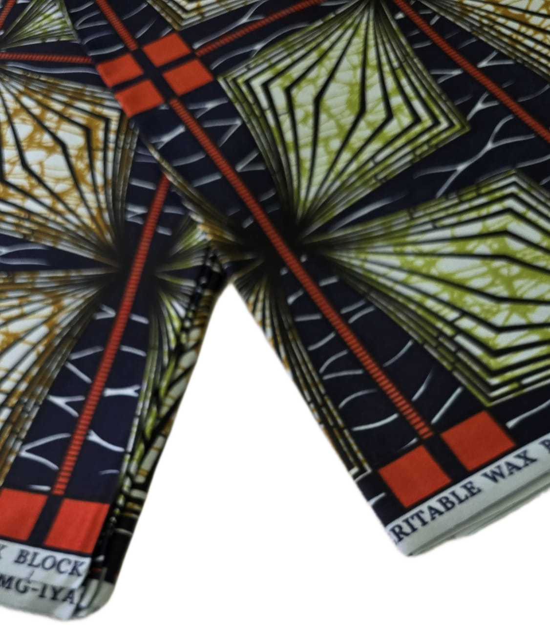 Special African Wax Print 6 Yards Piece – Polycotton - Image 9