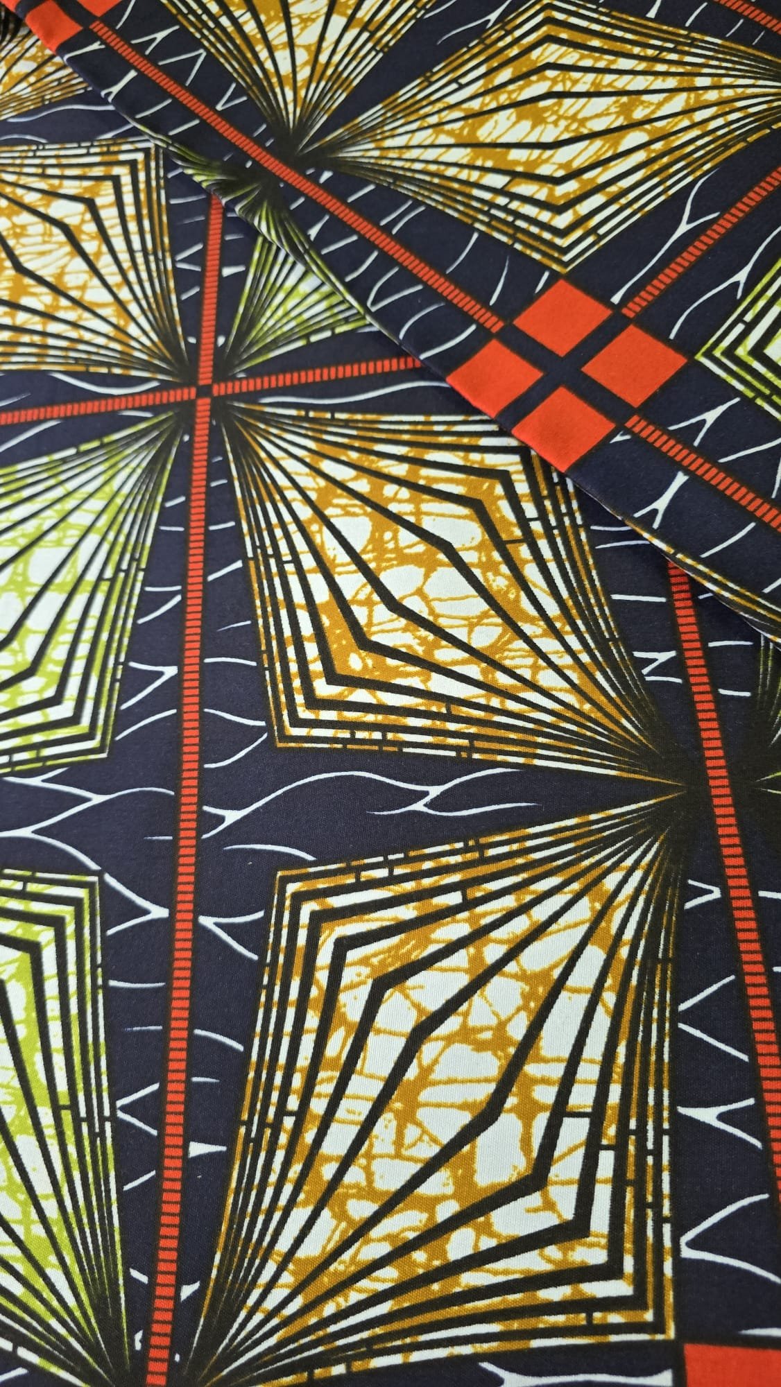 Special African Wax Print 6 Yards Piece – Polycotton - Image 5