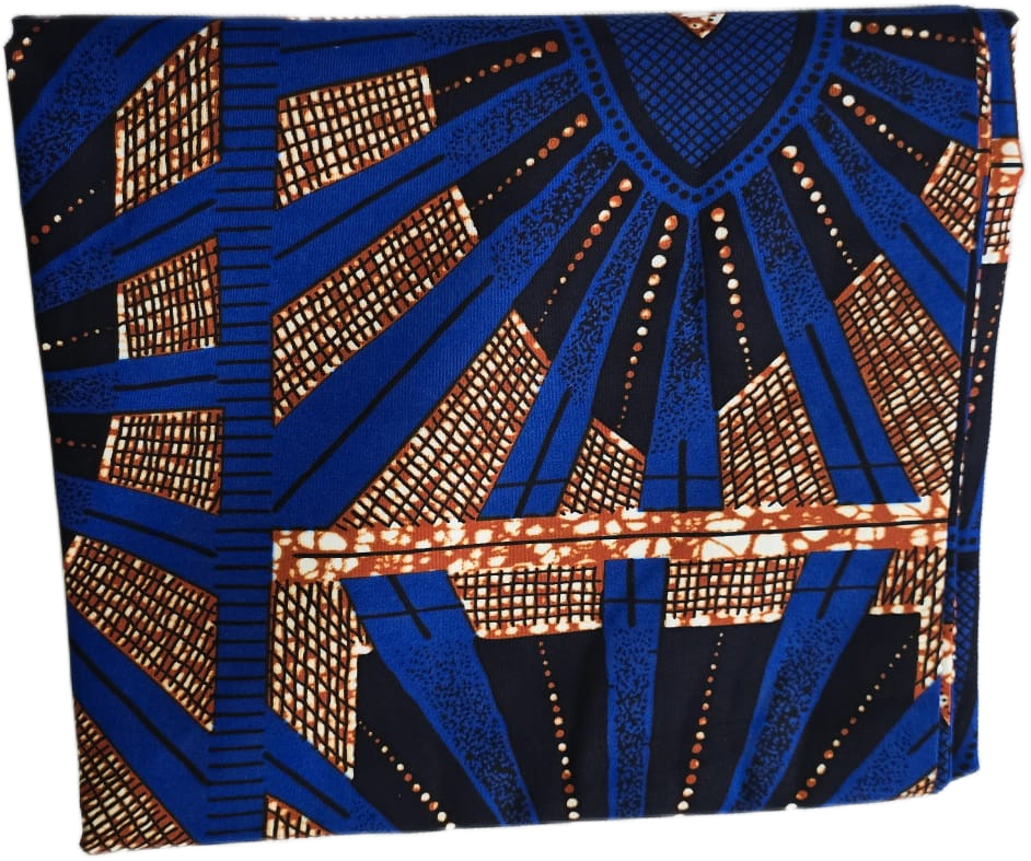 Special African Wax Print 6 Yards Piece – Polycotton - Image 3