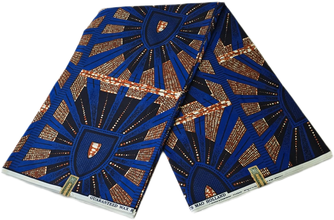 Special African Wax Print 6 Yards Piece – Polycotton - Image 2
