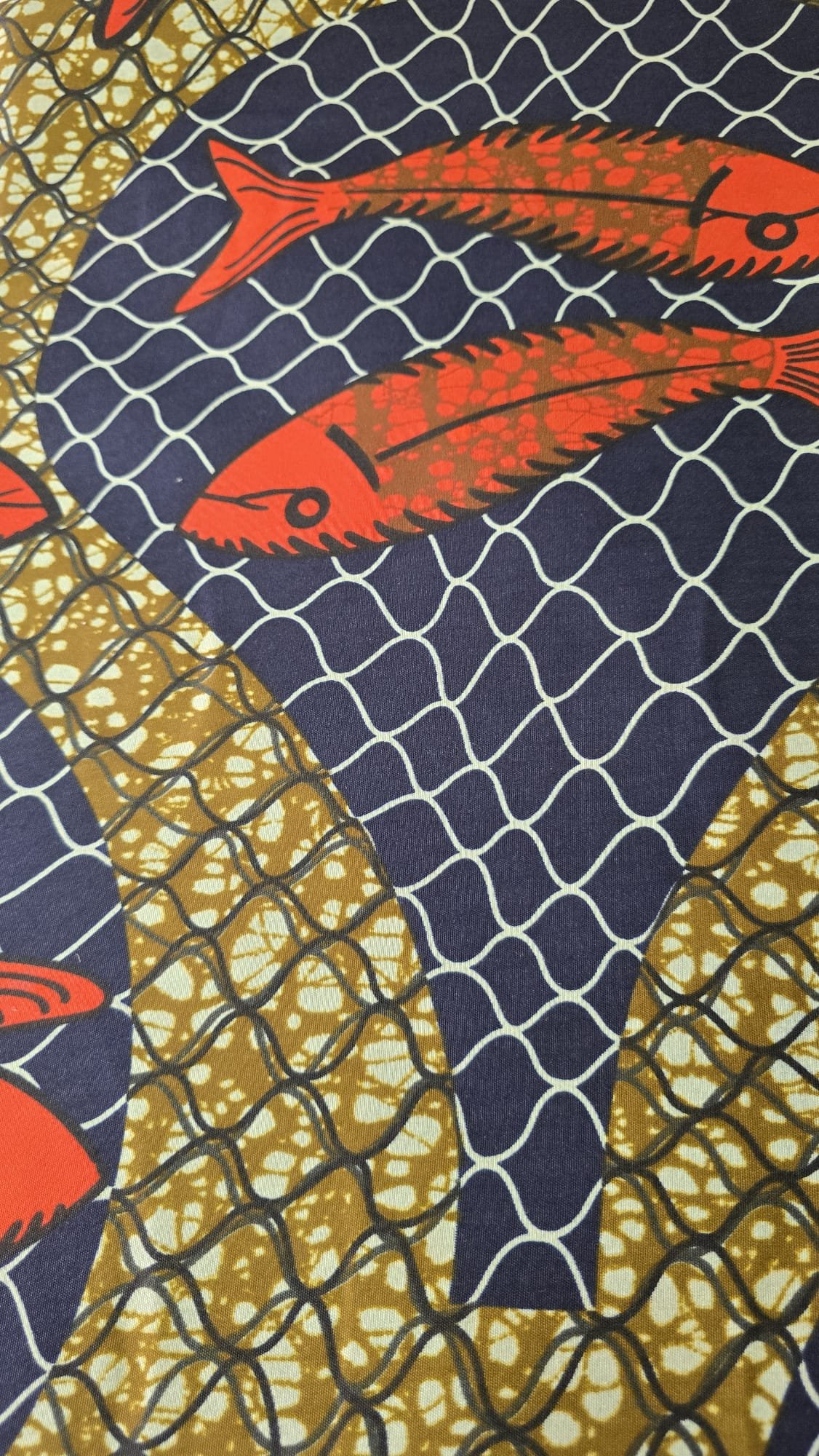 Special African Wax Print 6 Yards Piece – Polycotton - Image 12
