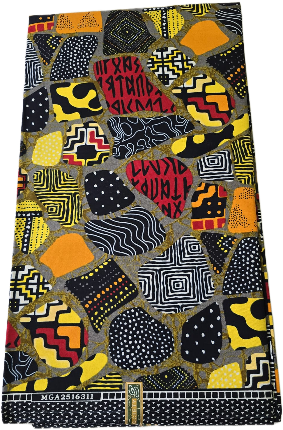 Special African Wax Print 6 Yards Piece – Polycotton - Image 6