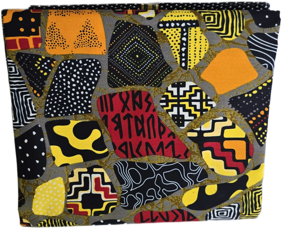Special African Wax Print 6 Yards Piece – Polycotton - Image 11