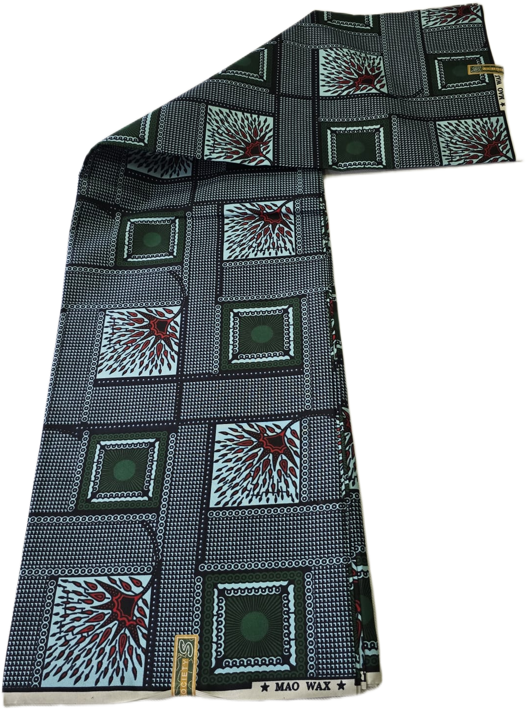 Special African Wax Print 6 Yards Piece – Polycotton - Image 3