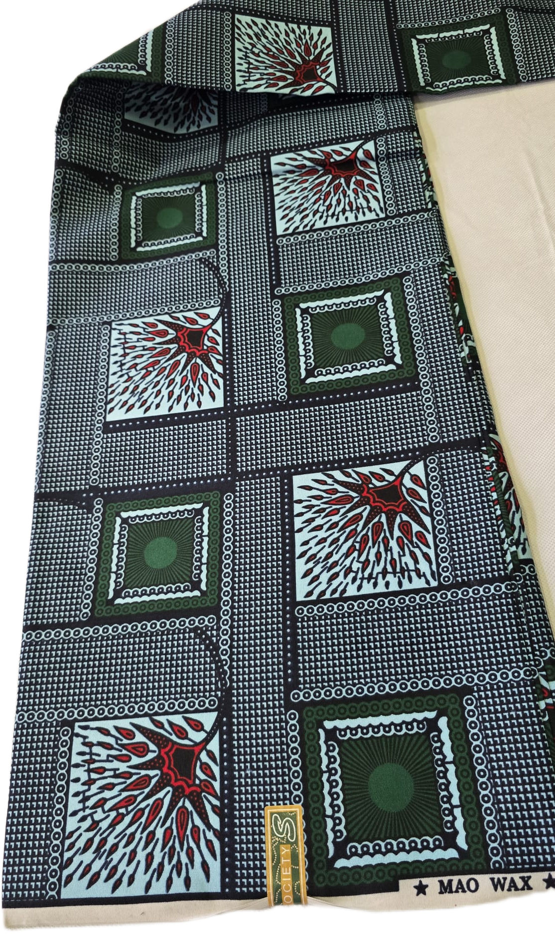 Special African Wax Print 6 Yards Piece – Polycotton - Image 10