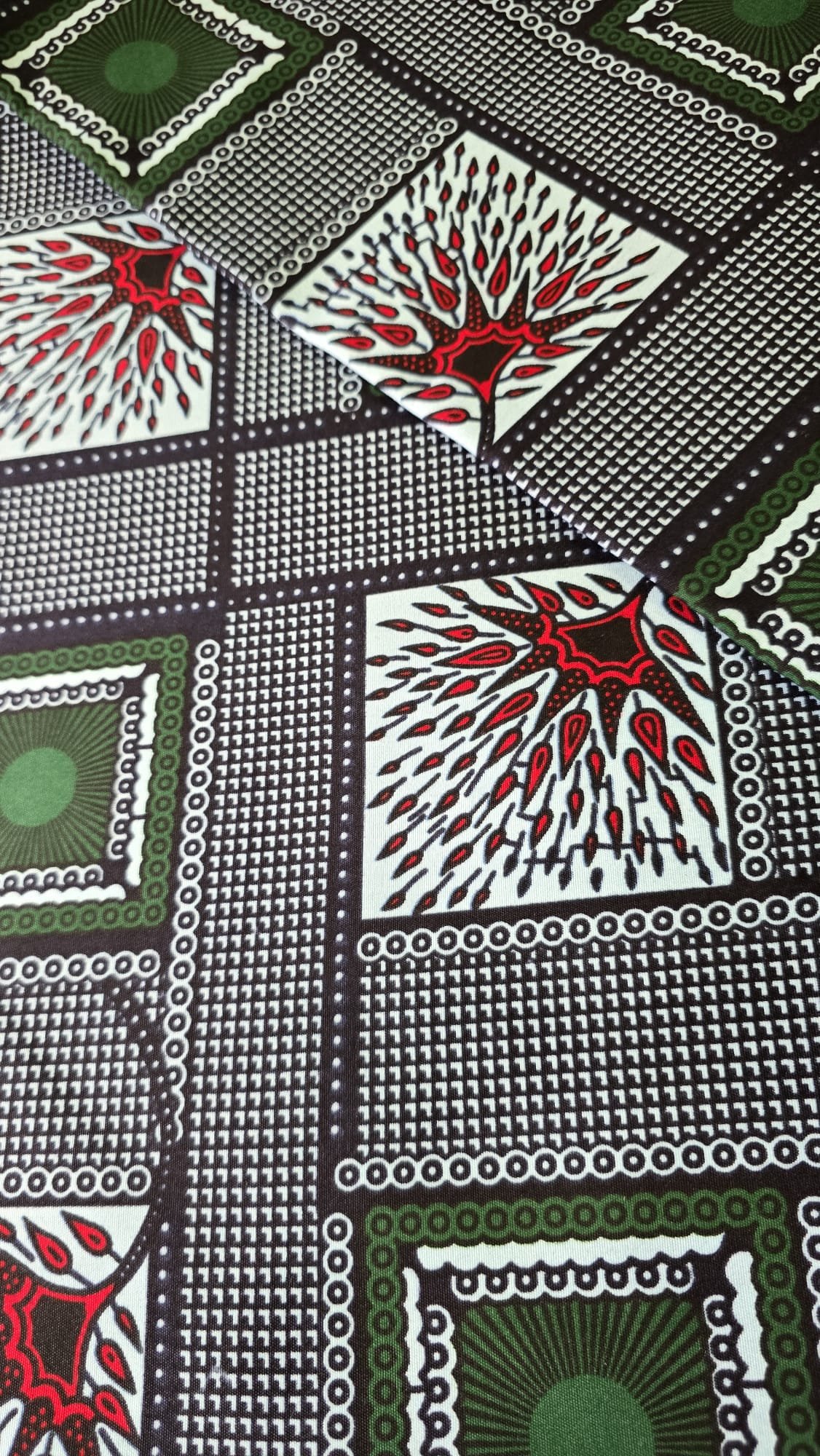 Special African Wax Print 6 Yards Piece – Polycotton - Image 8