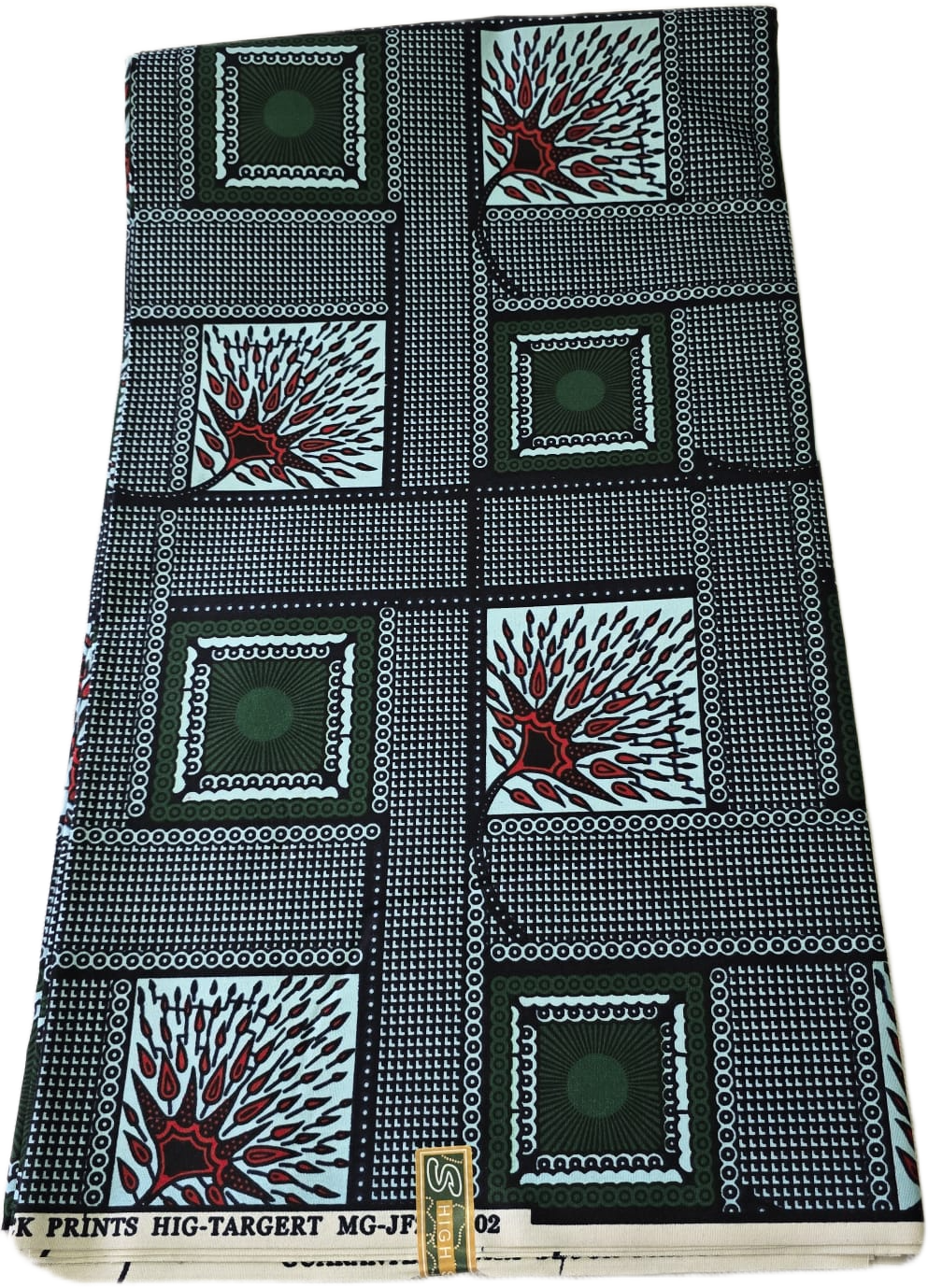 Special African Wax Print 6 Yards Piece – Polycotton - Image 7