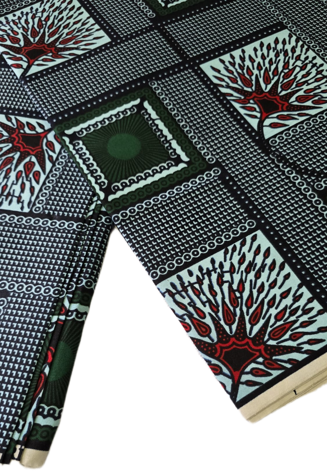 Special African Wax Print 6 Yards Piece – Polycotton - Image 6