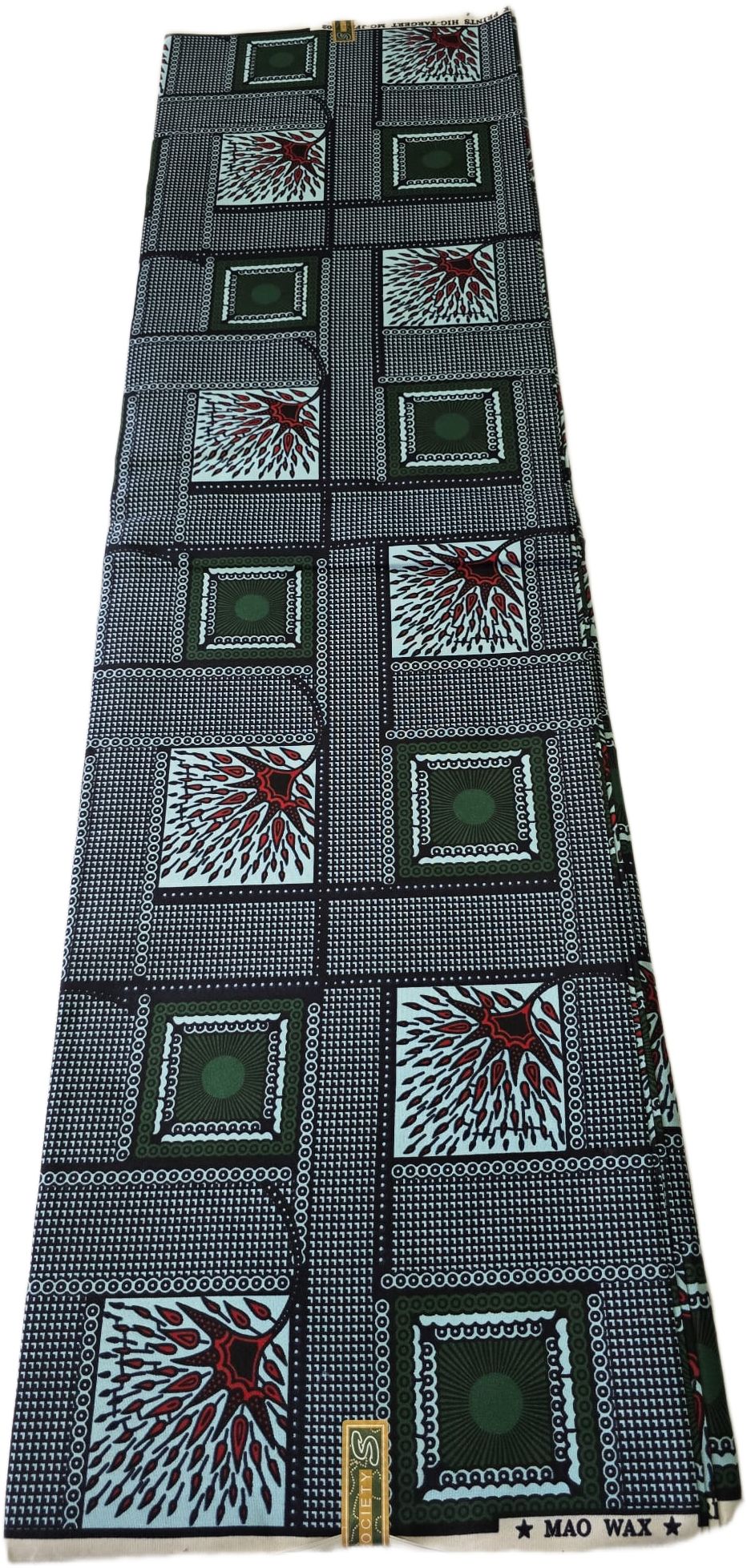 Special African Wax Print 6 Yards Piece – Polycotton - Image 5