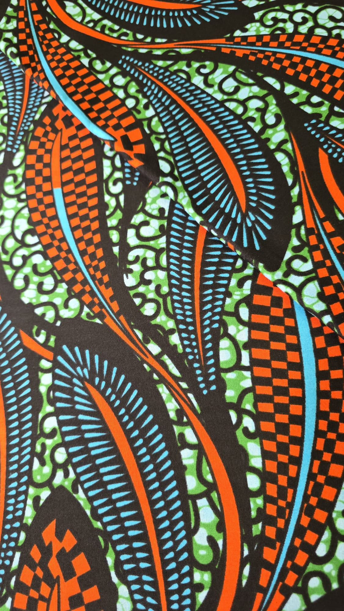 Special African Wax Print 6 Yards Piece – Polycotton - Image 15