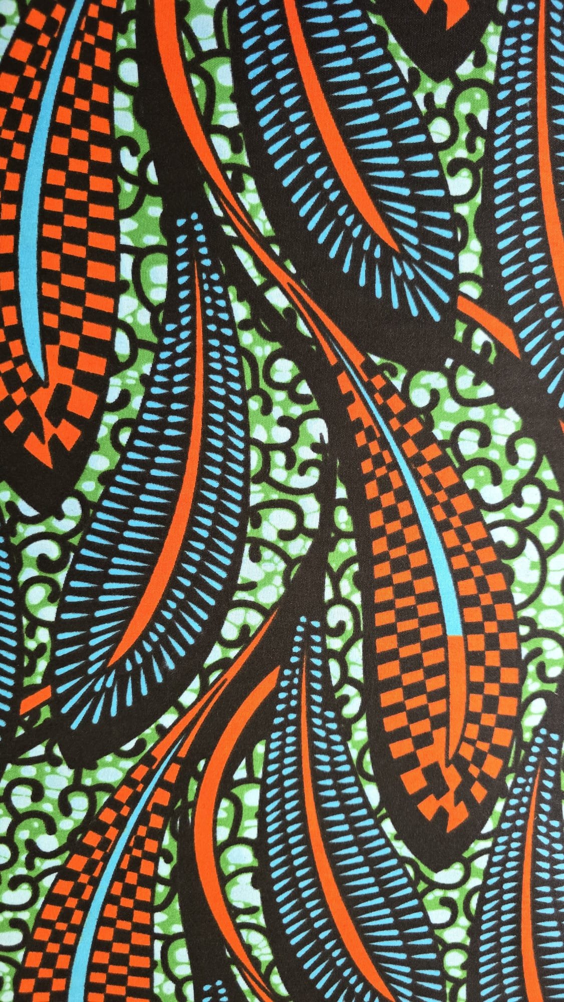 Special African Wax Print 6 Yards Piece – Polycotton - Image 12
