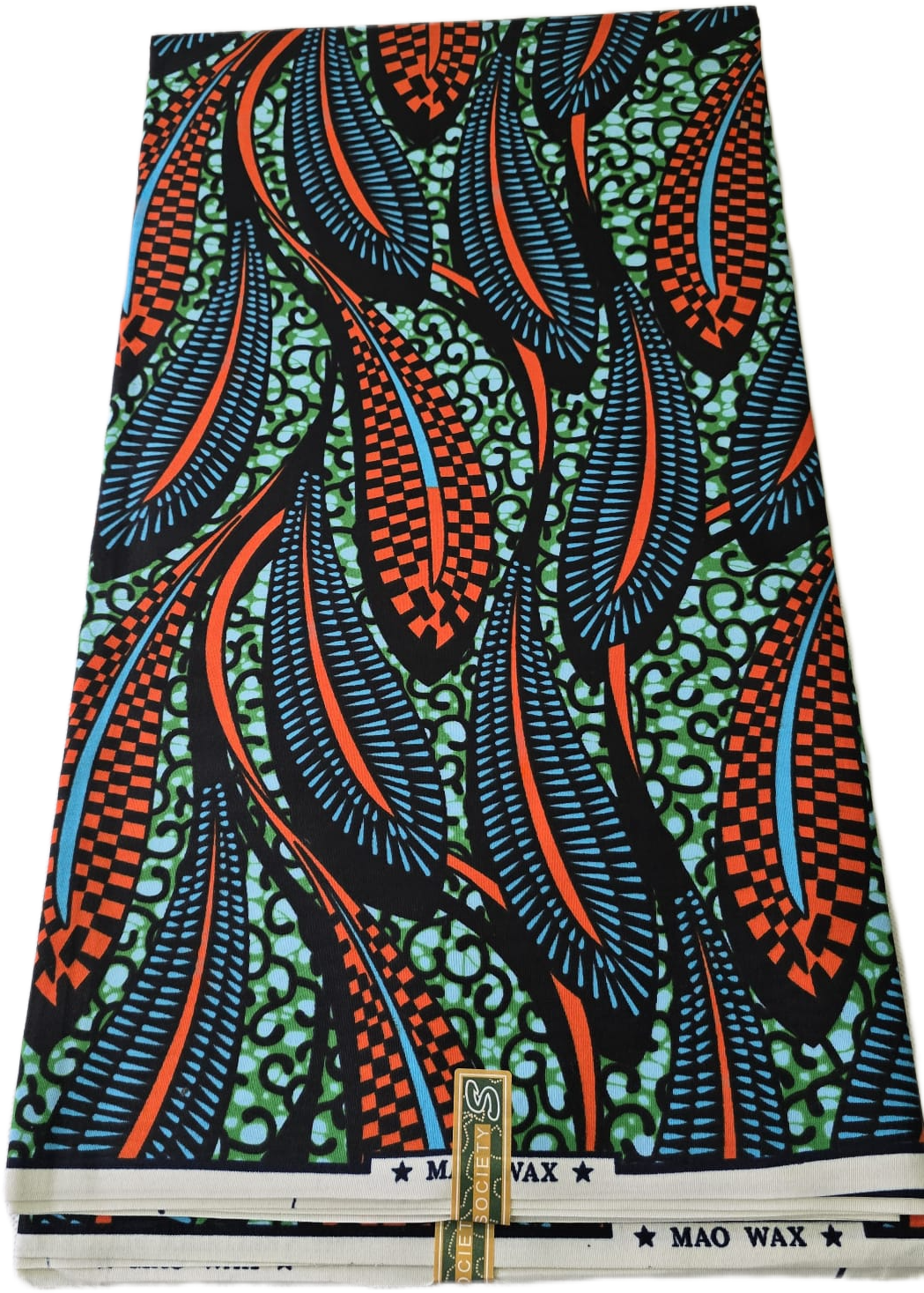 Special African Wax Print 6 Yards Piece – Polycotton - Image 6