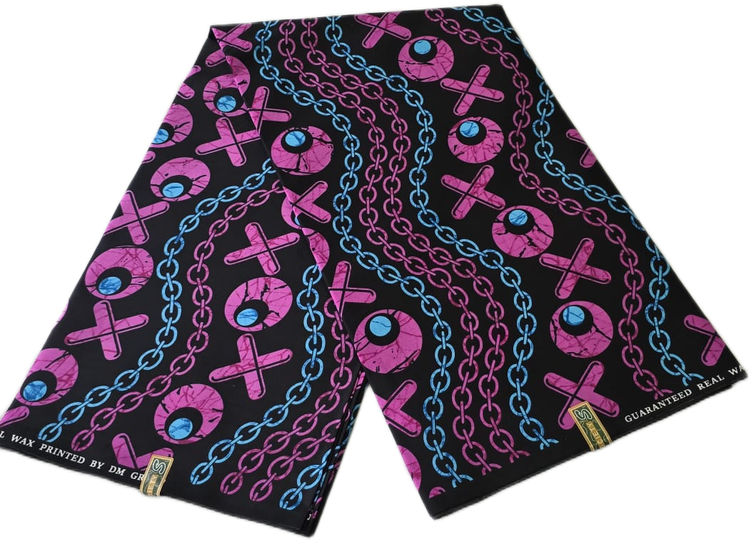 Special African Wax Print 6 Yards Piece – Polycotton - Image 2