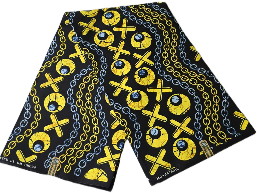 Special African Wax Print 6 Yards Piece – Polycotton - Image 2