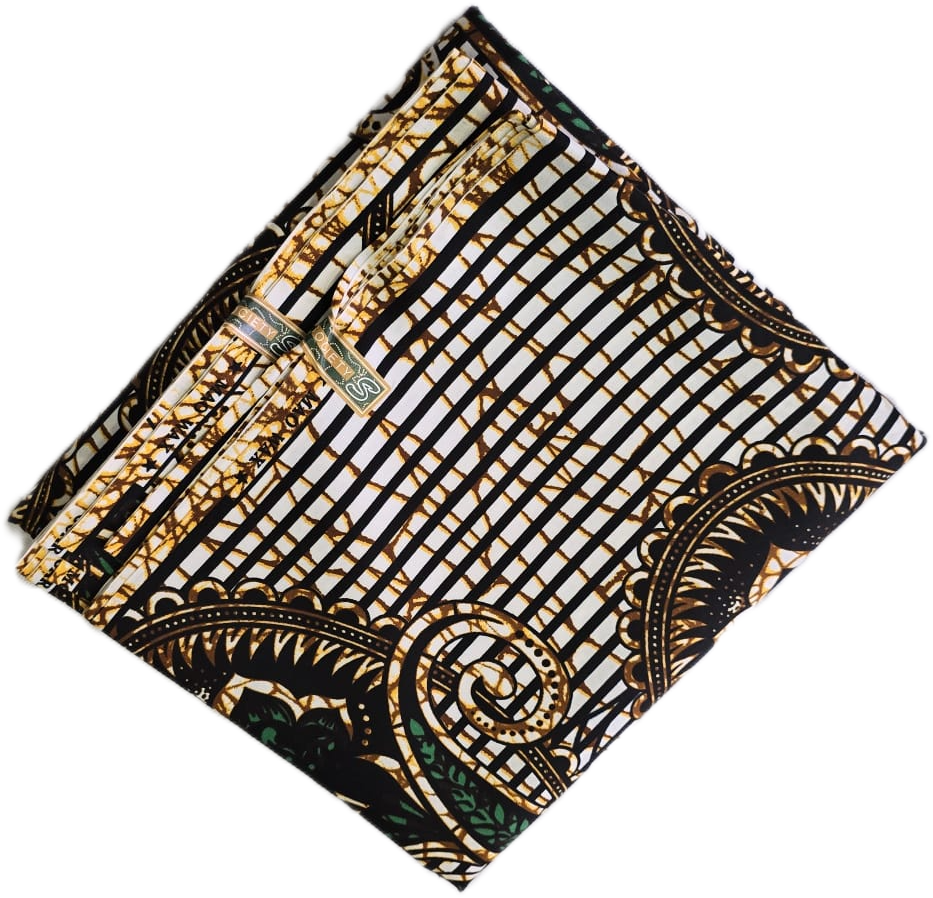 Special African Wax Print 6 Yards Piece – Polycotton - Image 14