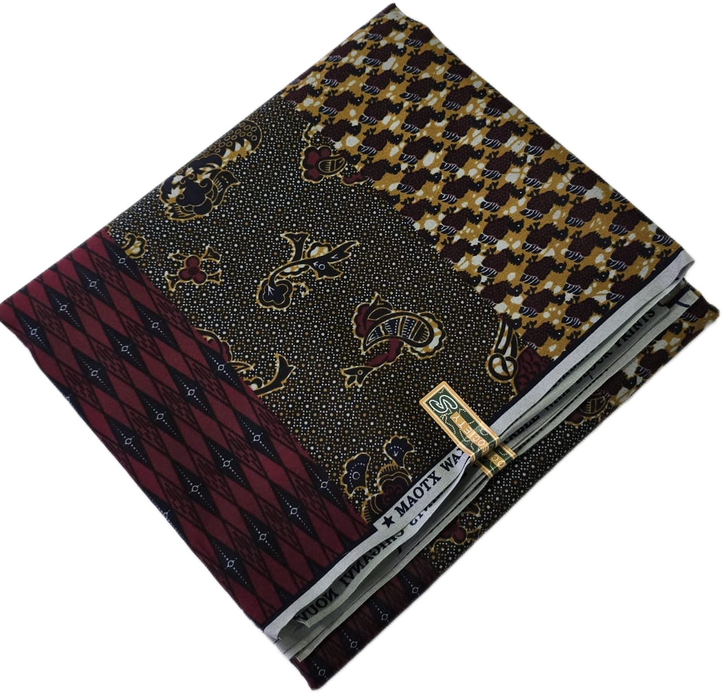 Special African Wax Print 6 Yards Piece – Polycotton - Image 12