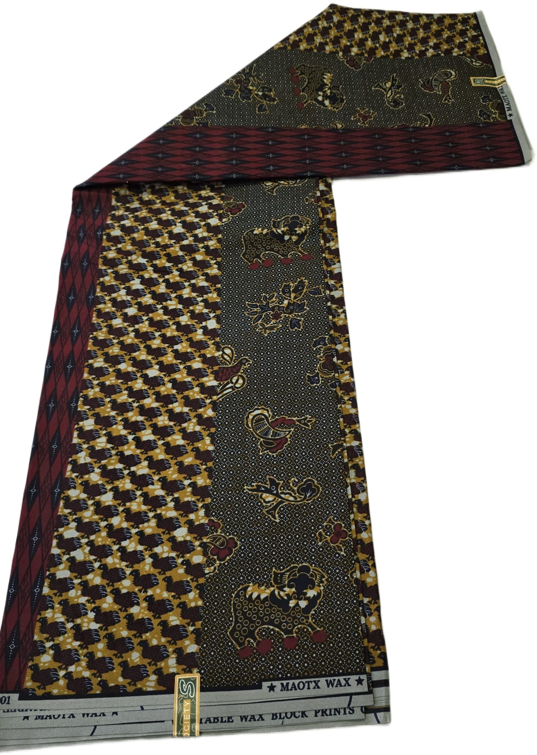 Special African Wax Print 6 Yards Piece – Polycotton - Image 8