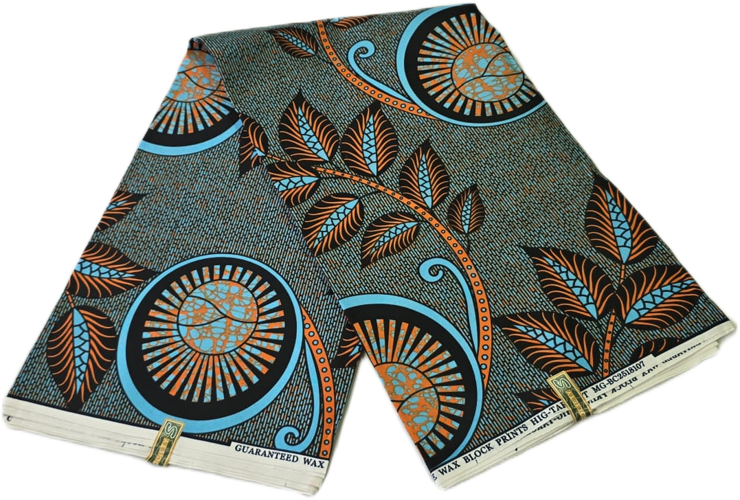 Special African Wax Print 6 Yards Piece – Polycotton - Image 2
