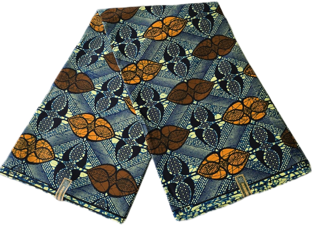 Special African Wax Print 6 Yards Piece – Polycotton - Image 2