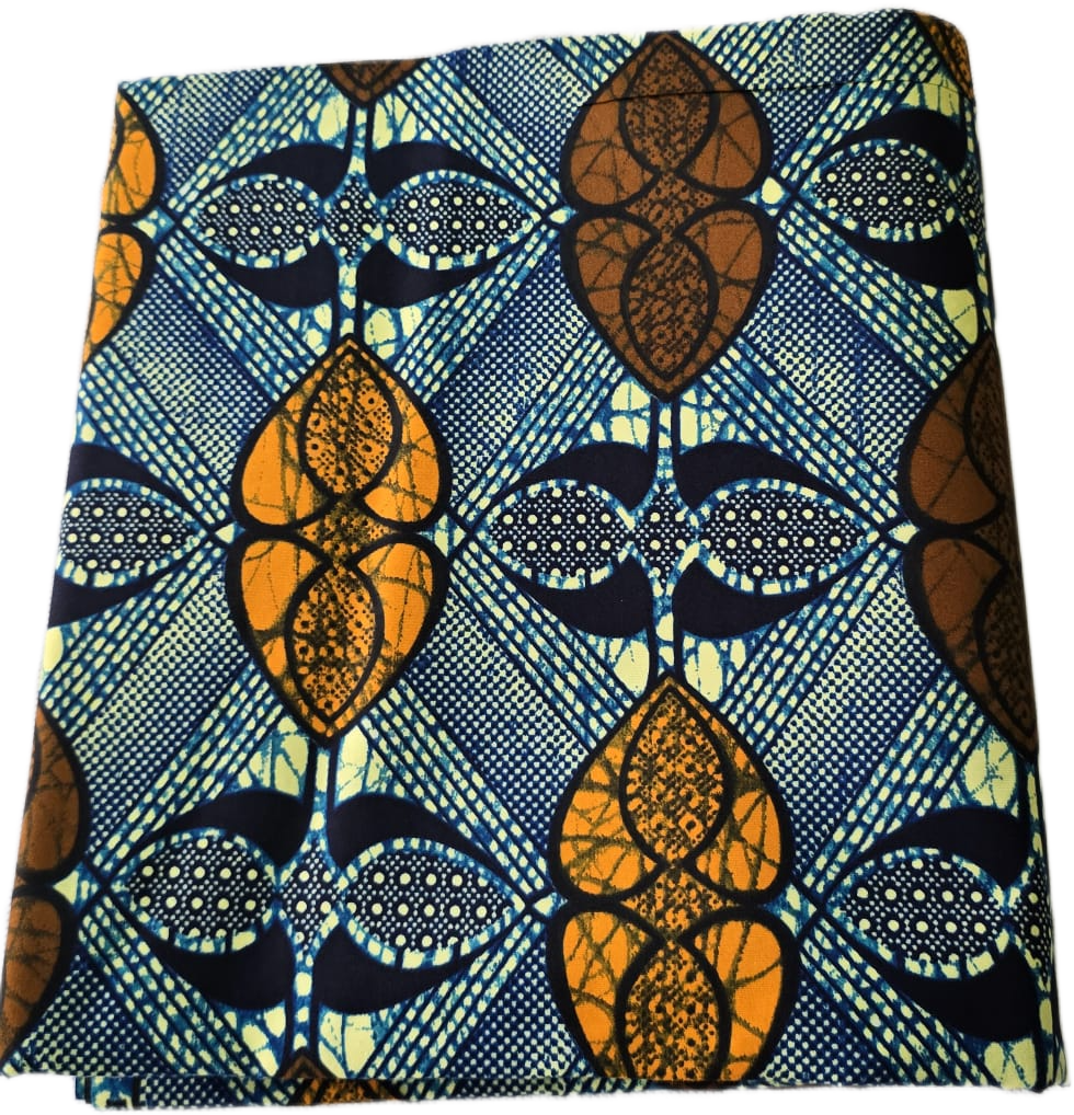 Special African Wax Print 6 Yards Piece – Polycotton - Image 13