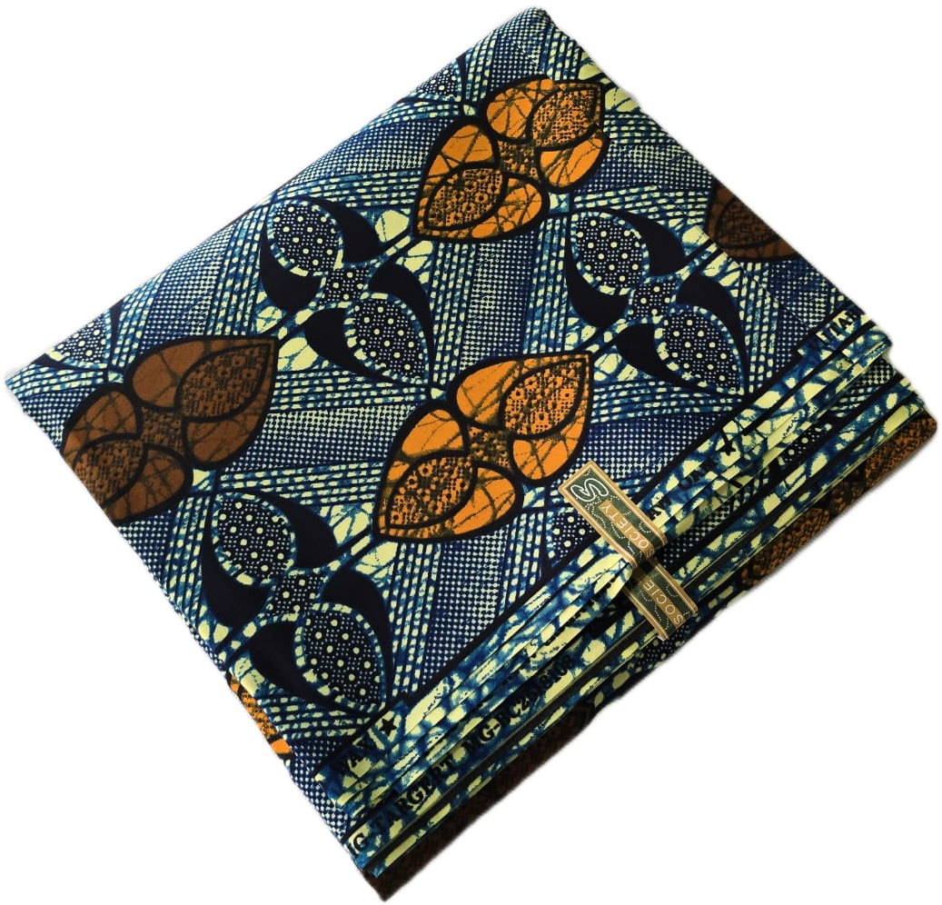 Special African Wax Print 6 Yards Piece – Polycotton - Image 11