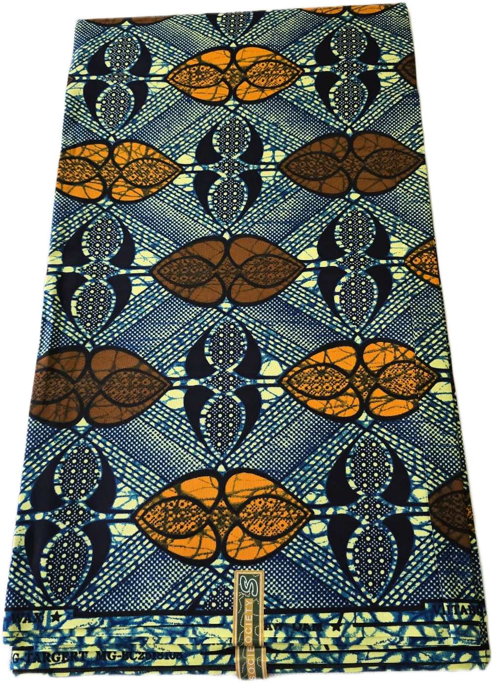 Special African Wax Print 6 Yards Piece – Polycotton - Image 6
