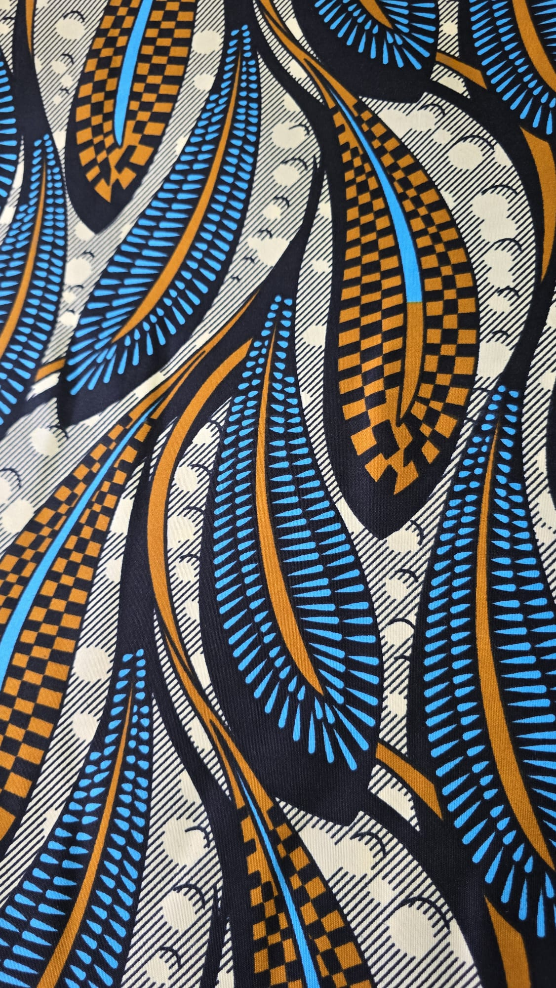 Special African Wax Print 6 Yards Piece – Polycotton - Image 4
