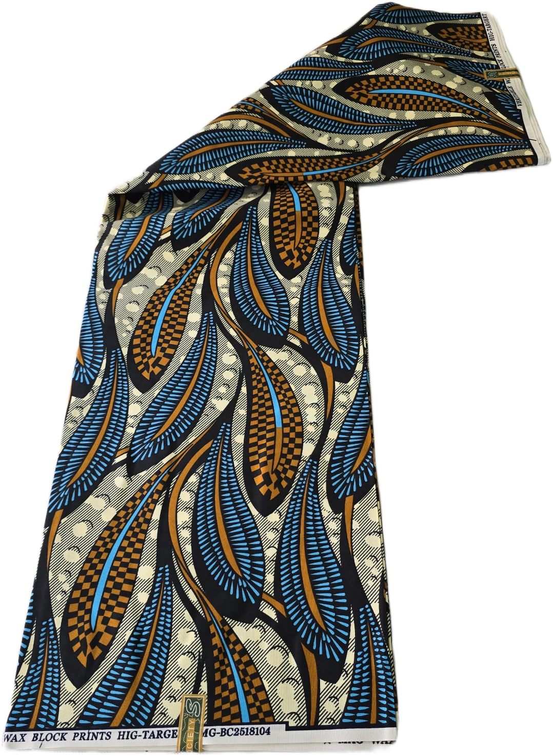 Special African Wax Print 6 Yards Piece – Polycotton - Image 6