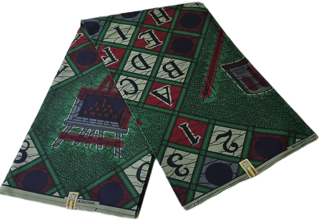Special African Wax Print 6 Yards Piece – Polycotton - Image 2