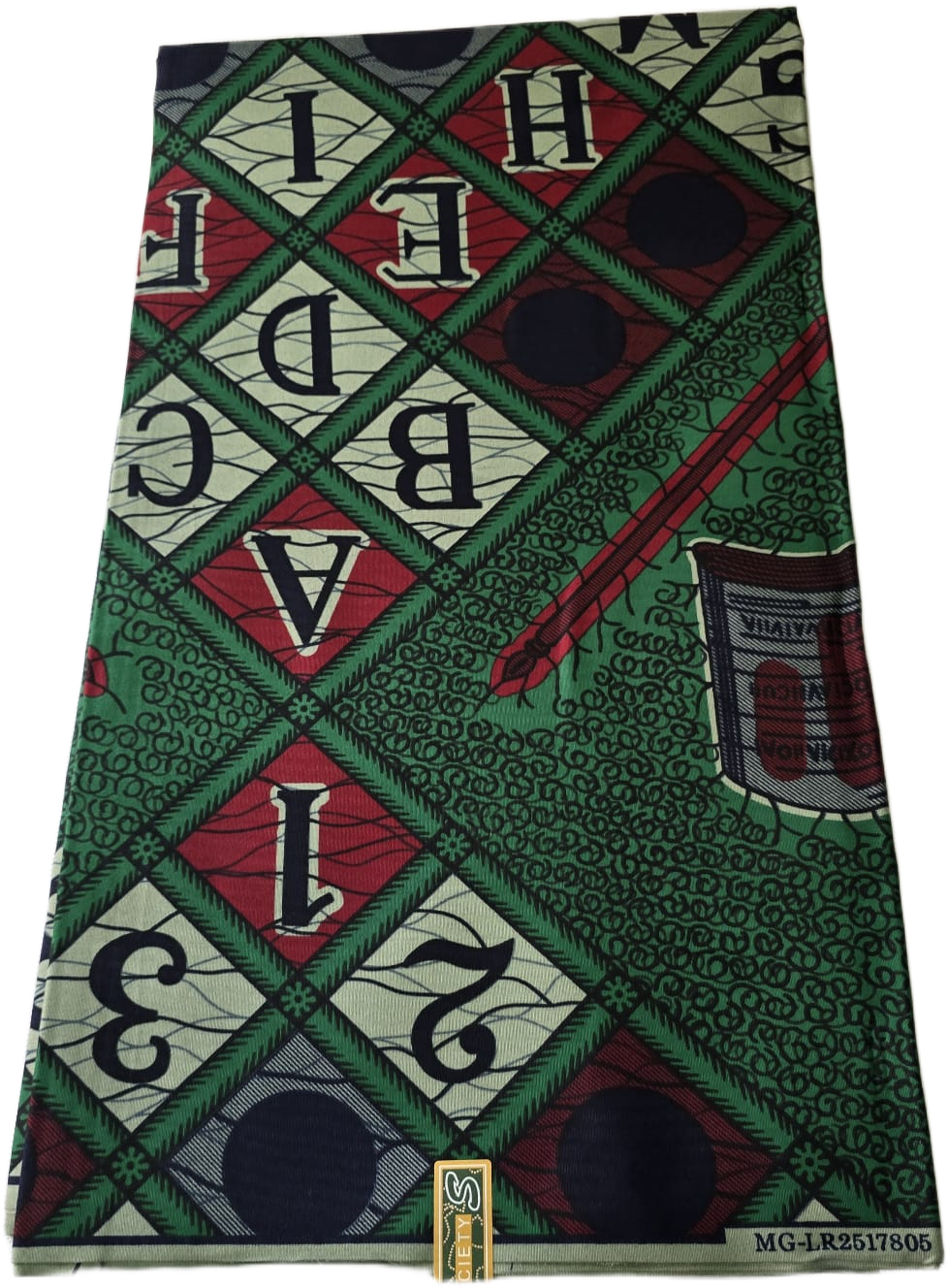 Special African Wax Print 6 Yards Piece – Polycotton - Image 3