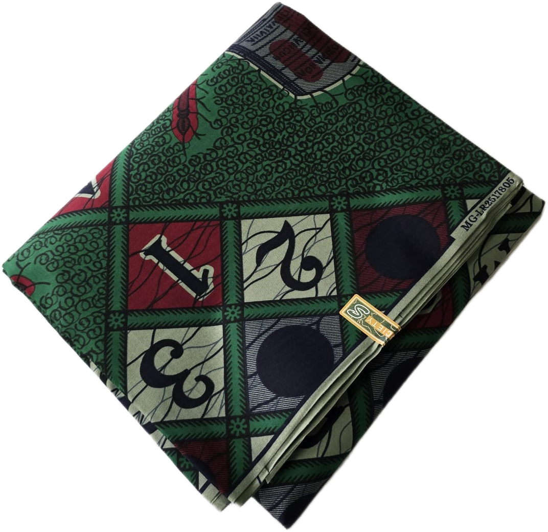 Special African Wax Print 6 Yards Piece – Polycotton - Image 12