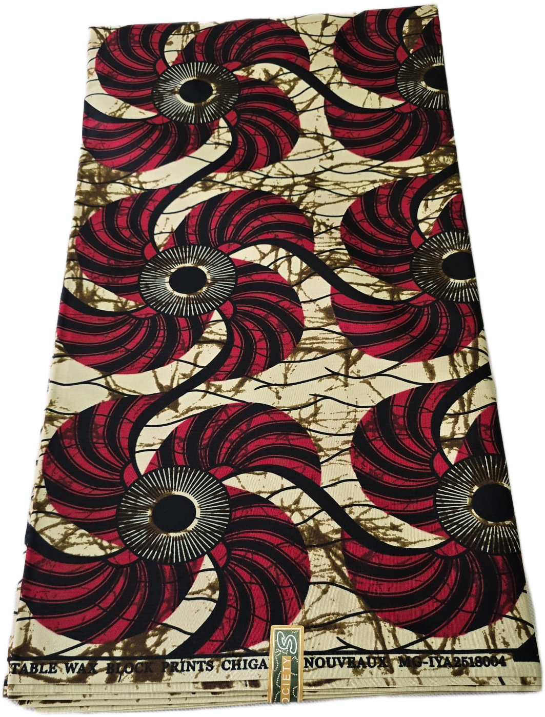 Special African Wax Print 6 Yards Piece – Polycotton - Image 3
