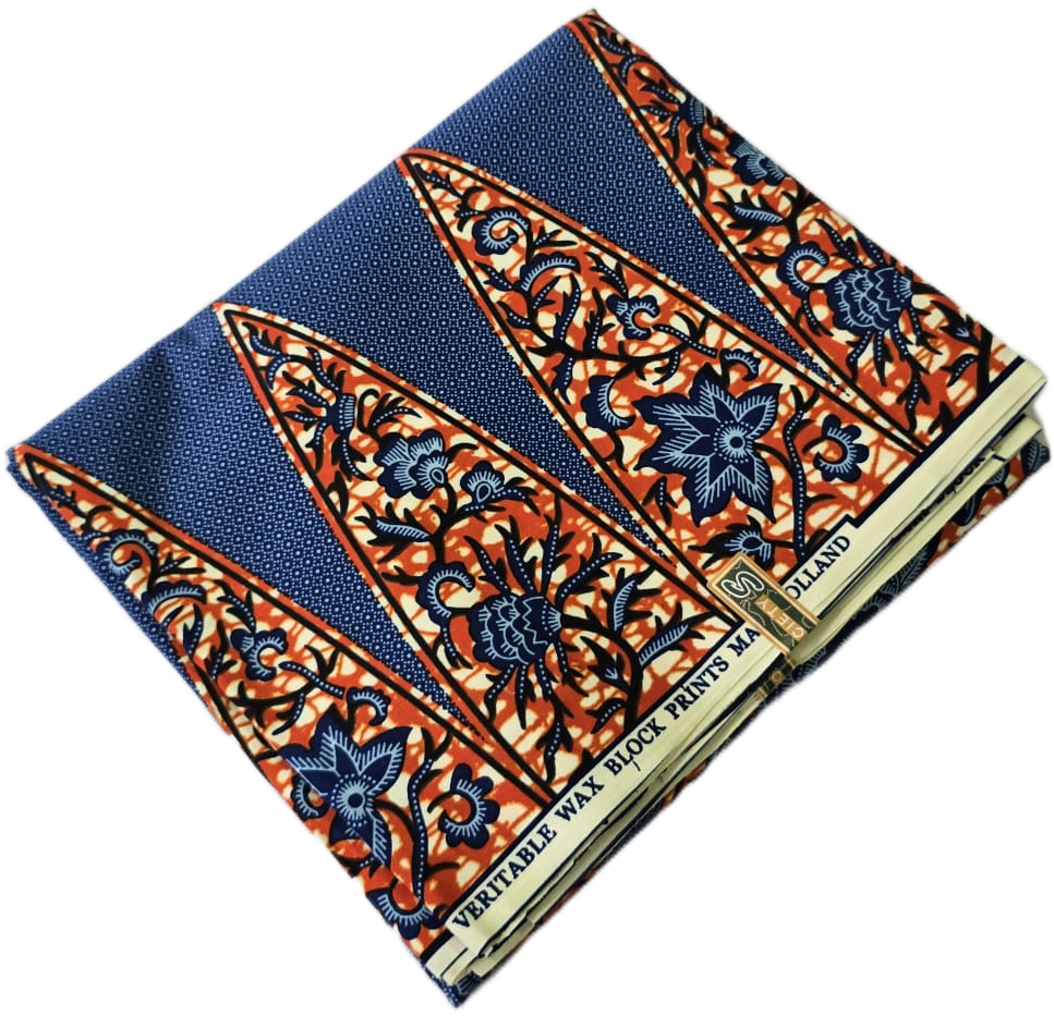 Special African Wax Print 6 Yards Piece – Polycotton - Image 6