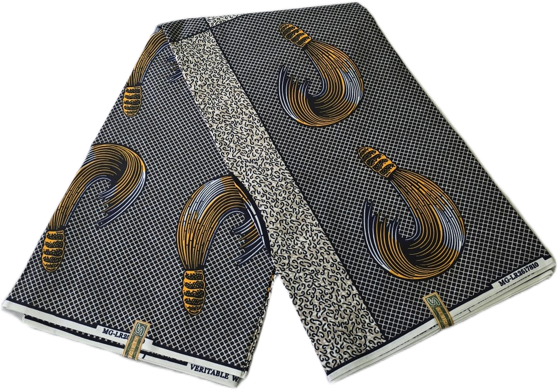 Special African Wax Print 6 Yards Piece – Polycotton - Image 2