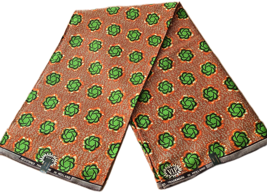 African Wax Fabric/Wax Clothes/Ghanaian Wax Print/Nigerian Ankara. 6 Yards Piece - Image 3