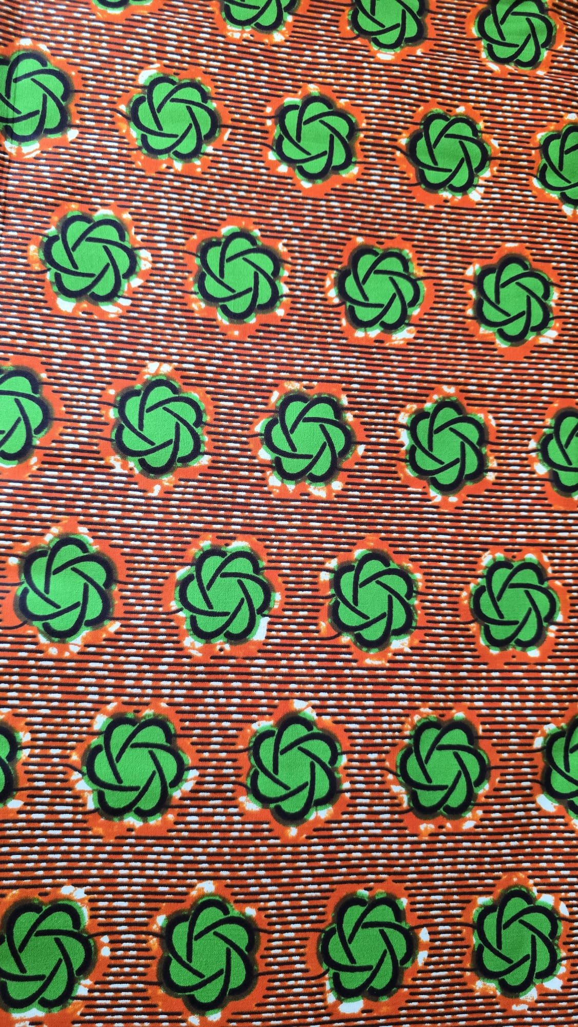 African Wax Fabric/Wax Clothes/Ghanaian Wax Print/Nigerian Ankara. 6 Yards Piece - Image 5