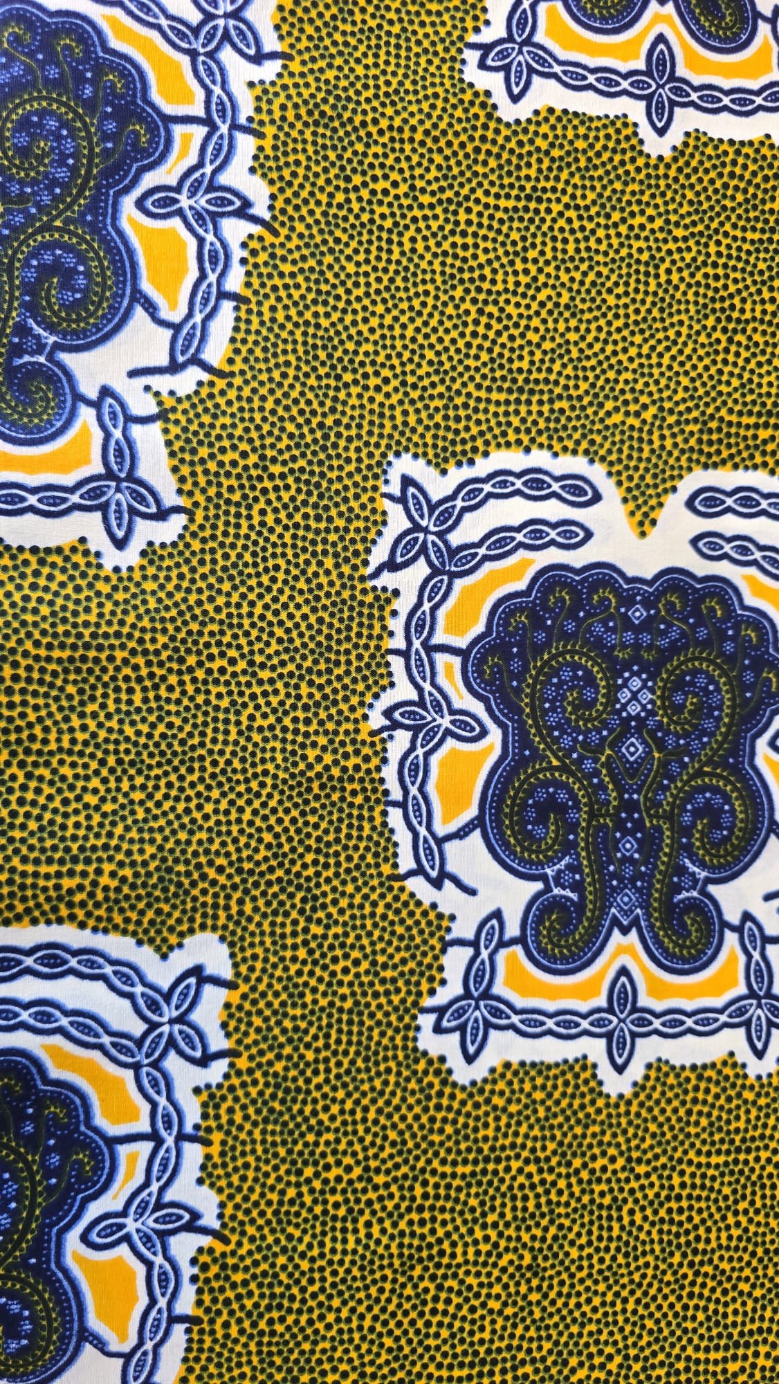 African Wax Fabric/Wax Clothes/Ghanaian Wax Print/Nigerian Ankara. 6 Yards Piece - Image 8