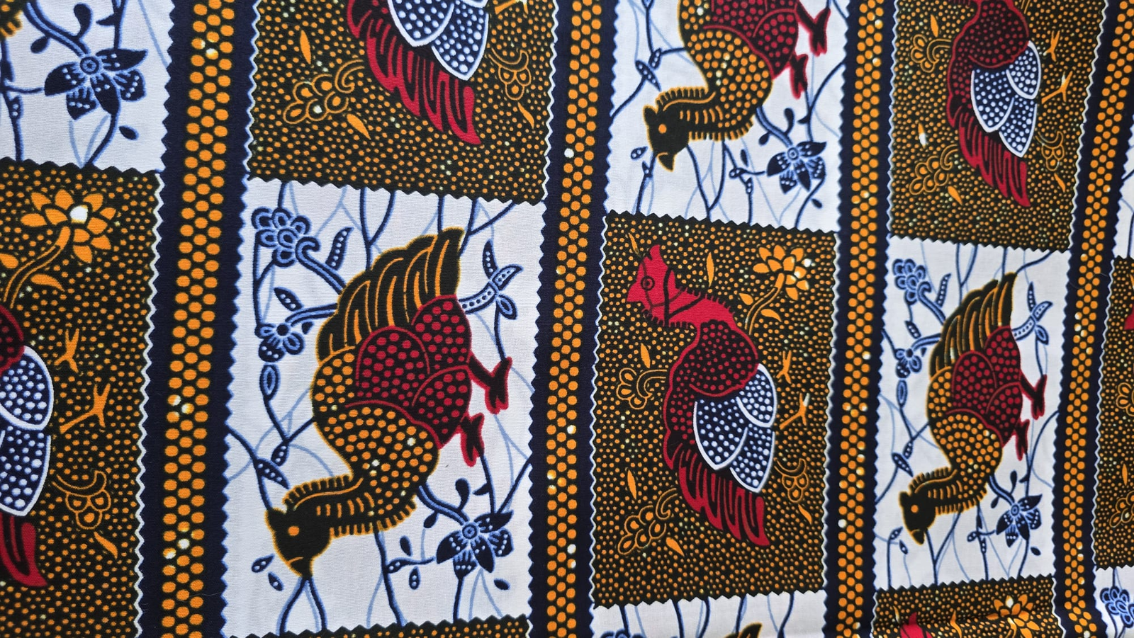 African Wax Fabric/Wax Clothes/Ghanaian Wax Print/Nigerian Ankara. 6 Yards Piece - Image 4