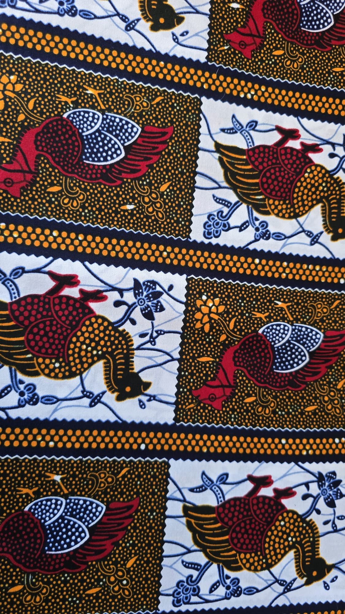 African Wax Fabric/Wax Clothes/Ghanaian Wax Print/Nigerian Ankara. 6 Yards Piece - Image 8