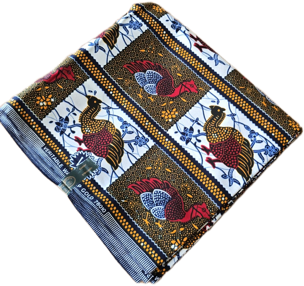 African Wax Fabric/Wax Clothes/Ghanaian Wax Print/Nigerian Ankara. 6 Yards Piece - Image 10